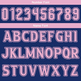 Custom Dull Blue Pink Reversible Basketball Suit for Adults and Kids Personalized Jersey