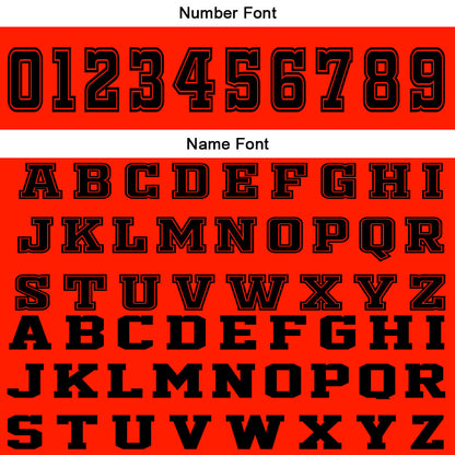 Custom Red Black Basketball Jersey Uniform Suit Printed Your Logo Name Number
