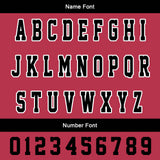 Custom Black Red Varsity Jackets for Men Women Youth Personalized Letterman Jackets