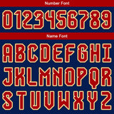 Custom Blue Red Gold White Basketball Jersey Uniform Suit Printed Your Logo Name Number