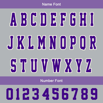 Custom Purple Grey Varsity Jackets for Men Women Youth Personalized Letterman Jackets