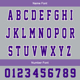 Custom Purple Grey Varsity Jackets for Men Women Youth Personalized Letterman Jackets