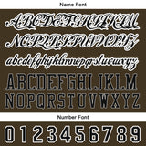 Custom Brown Button Down Baseball Jersey for Men Women Adult Youth Print Name Number Logo