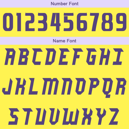 Custom Yellow Purple Reversible Basketball Suit for Adults and Kids Personalized Jersey