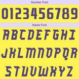 Custom Yellow Purple Reversible Basketball Suit for Adults and Kids Personalized Jersey