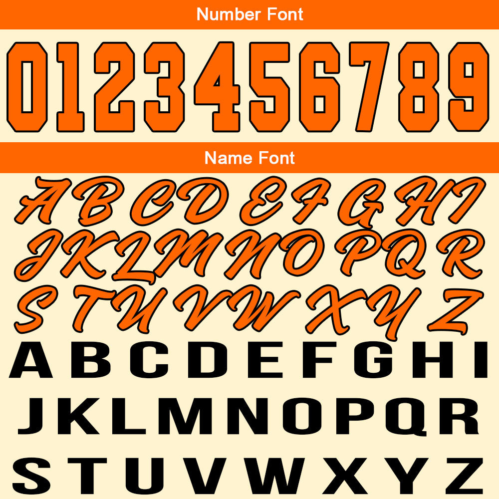 Custom Cream Orange Basketball Jersey for Men Women Adult Youth Stitched Name Number Logo