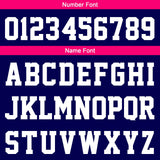 Custom Navy Pink Short Sleeve Hoodies for Men Women Shirts with Hoods Printed Name Logo