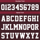 Custom Burgundy Short Sleeve Hoodies for Men Women Shirts with Hoods Printed Name Logo