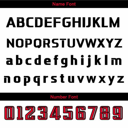 Custom White Black Red Basketball Jersey Uniform Suit Printed Your Logo Name Number