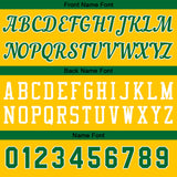 Custom Yellow Green Basketball Jersey for Men Women Adult Youth Stitched Name Number Logo