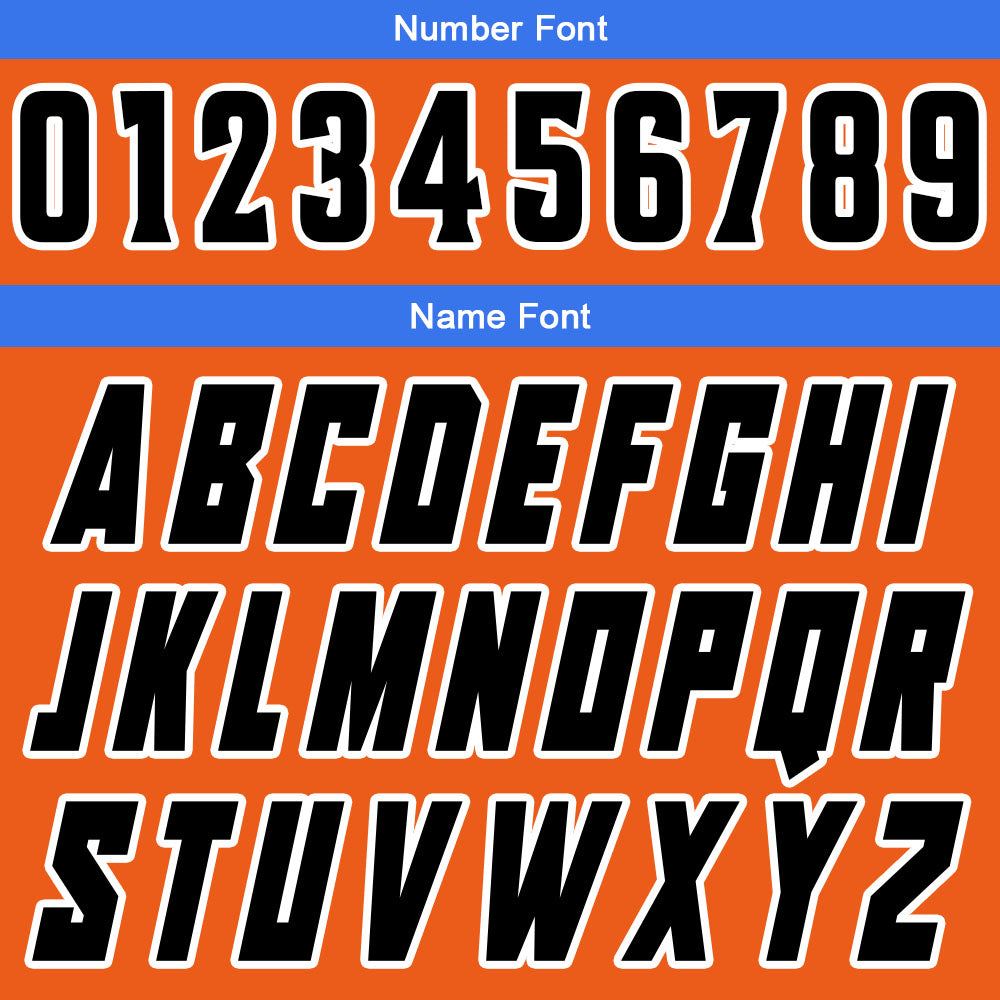 Custom Orange Blue Reversible Basketball Suit for Adults and Kids Personalized Jersey