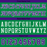 Custom Kelly Green Purple Basketball Jersey for Men Women Adult Youth Stitched Name Number Logo