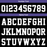 Custom Black Purple Short Sleeve Hoodies for Men Women Shirts with Hoods Printed Name Logo