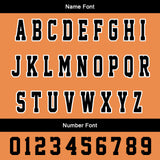 Custom Black Dull Orange Varsity Jackets for Men Women Youth Personalized Letterman Jackets