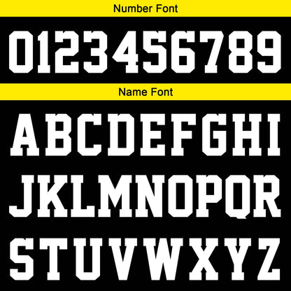Custom Black Yellow Short Sleeve Hoodies for Men Women Shirts with Hoods Printed Name Logo