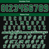 Custom Green Black Varsity Jackets for Men Women Youth Personalized Letterman Jackets