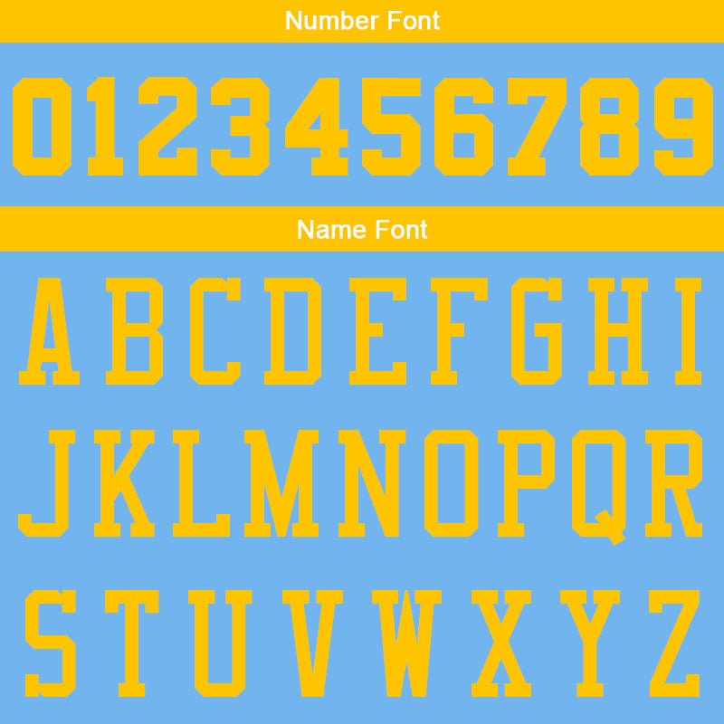 Custom Stitched Basketball Jersey for Men, Women And Kids Light Blue-Yellow