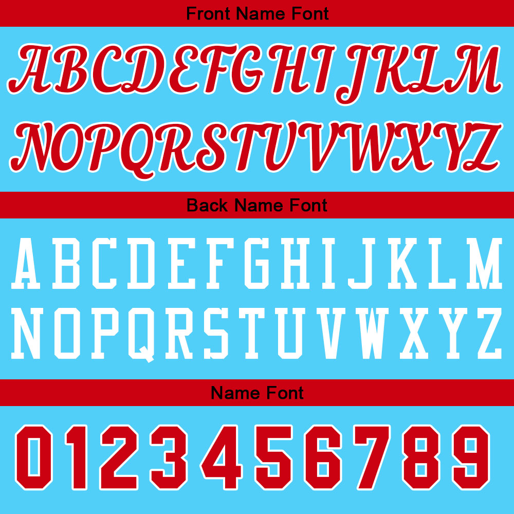 Custom Light Blue Red Basketball Jersey for Men Women Adult Youth Stitched Name Number Logo