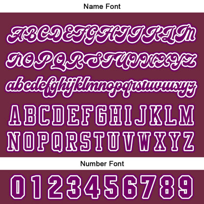 Custom Pink Purple Button Down Baseball Jersey for Men Women Adult Youth Print Name Number Logo