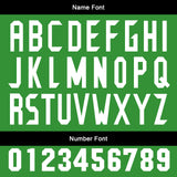 Custom Green Basketball Jersey Uniform Suit Printed Your Logo Name Number