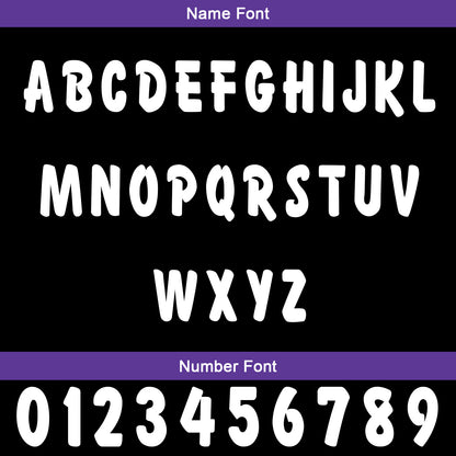 Custom Black Purple Baseball Jersey Personalized Gradient Team Uniforms Shirt with Name Number