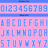 Custom Pink Light Blue Hoodie Sweatshirt Set for Men Women Youth Tops and Pants Set Tracksuit