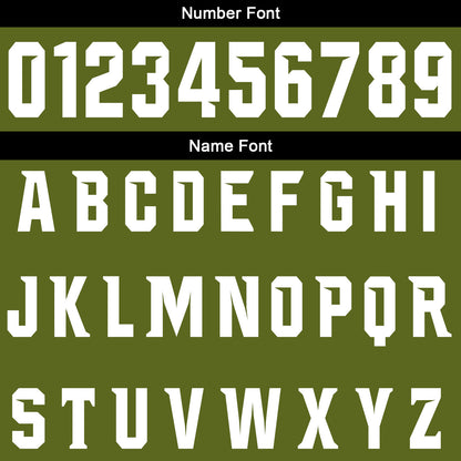 Custom Army Green Black Football Gradient Polo Shirts  Add Your Unique Logo/Name/Number