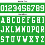 Custom Grass Green White Football Polo Shirts  Add Your Unique Logo/Name/Number