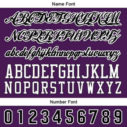 Custom Purple Button Down Baseball Jersey for Men Women Adult Youth Print Name Number Logo