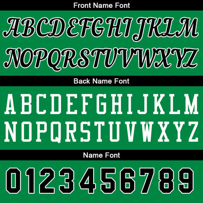 Custom Kelly Green Black Basketball Jersey for Men Women Adult Youth Stitched Name Number Logo
