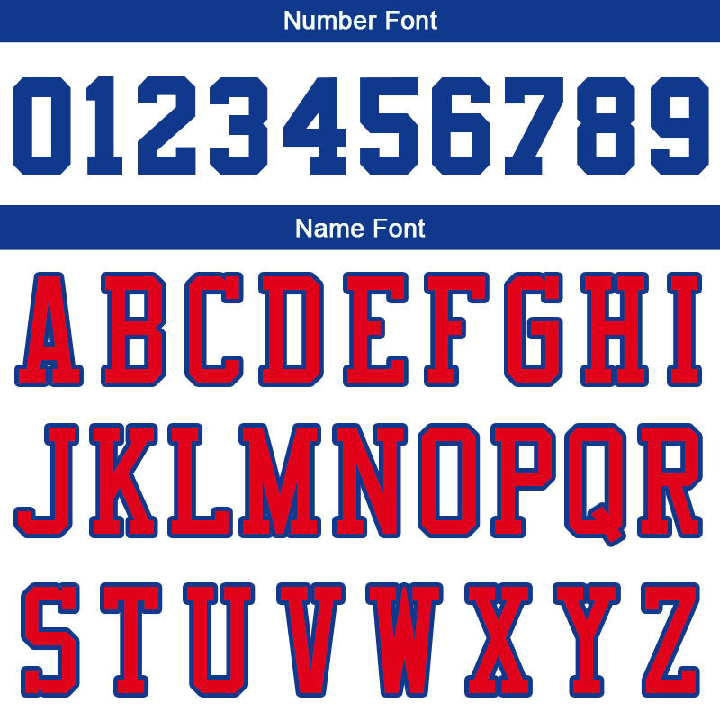 Custom Stitched Basketball Jersey for Men, Women And Kids White-Royal-Red
