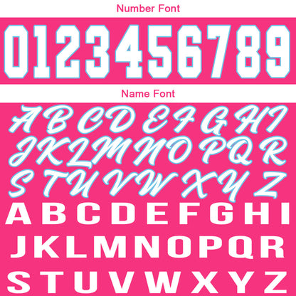Custom Pink Light Blue Basketball Jersey for Men Women Adult Youth Stitched Name Number Logo