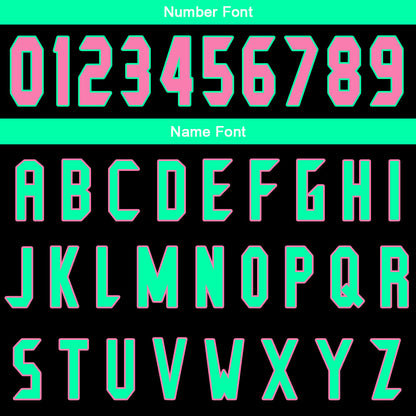 Custom Black Green Pink Basketball Jersey Uniform Suit Printed Your Logo Name Number
