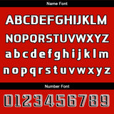Custom Red Black Basketball Jersey Uniform Suit Printed Your Logo Name Number