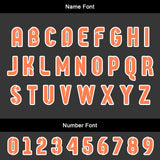 Custom Blue Orange Basketball Jersey Uniform Suit Printed Your Logo Name Number