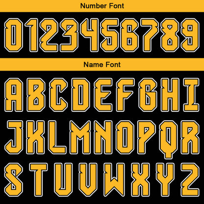 Custom Black Yellow White Basketball Jersey Uniform Suit Printed Your Logo Name Number