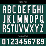 Custom Green Basketball Jersey Uniform Suit Printed Your Logo Name Number