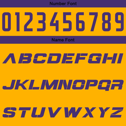 Custom Yellow Purple Reversible Basketball Suit for Adults and Kids Personalized Jersey