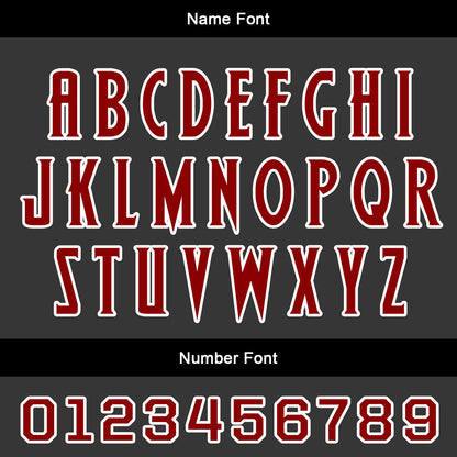Custom Black Red Uniform Jersey Kids Adults Personalized Set Jersey Shirt