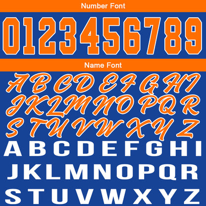Custom Royal Orange Basketball Jersey for Men Women Adult Youth Stitched Name Number Logo