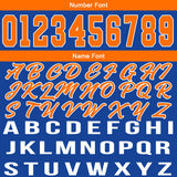 Custom Royal Orange Basketball Jersey for Men Women Adult Youth Stitched Name Number Logo
