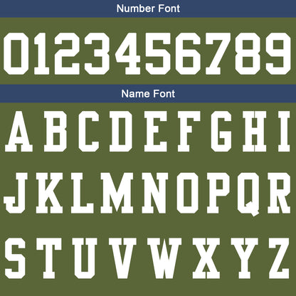 Custom Army Green Navy Football Gradient Polo Shirts  Add Your Unique Logo/Name/Number
