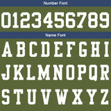 Custom Army Green Navy Football Gradient Polo Shirts  Add Your Unique Logo/Name/Number