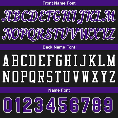 Custom Black-Purple Basketball Jersey for Men Women Adult Youth Stitched Name Number Logo