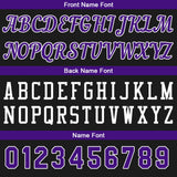 Custom Black-Purple Basketball Jersey for Men Women Adult Youth Stitched Name Number Logo