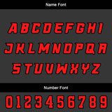 Custom Red Black Basketball Jersey Uniform Suit Printed Your Logo Name Number