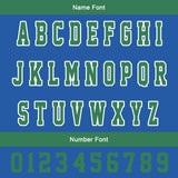 Custom Grass Green Color Blue  Varsity Jackets for Men Women Youth Personalized Letterman Jackets