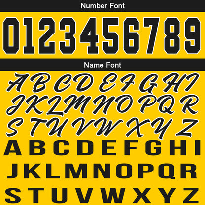 Custom Yellow Black Basketball Jersey for Men Women Adult Youth Stitched Name Number Logo