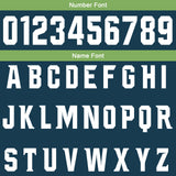 Custom Green Grass Green Football Gradient Polo Shirts  Add Your Unique Logo/Name/Number