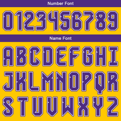 Custom Yellow Purple White Basketball Jersey Uniform Suit Printed Your Logo Name Number